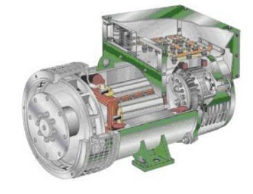 白鹭湖管理区发电机内部结构图
